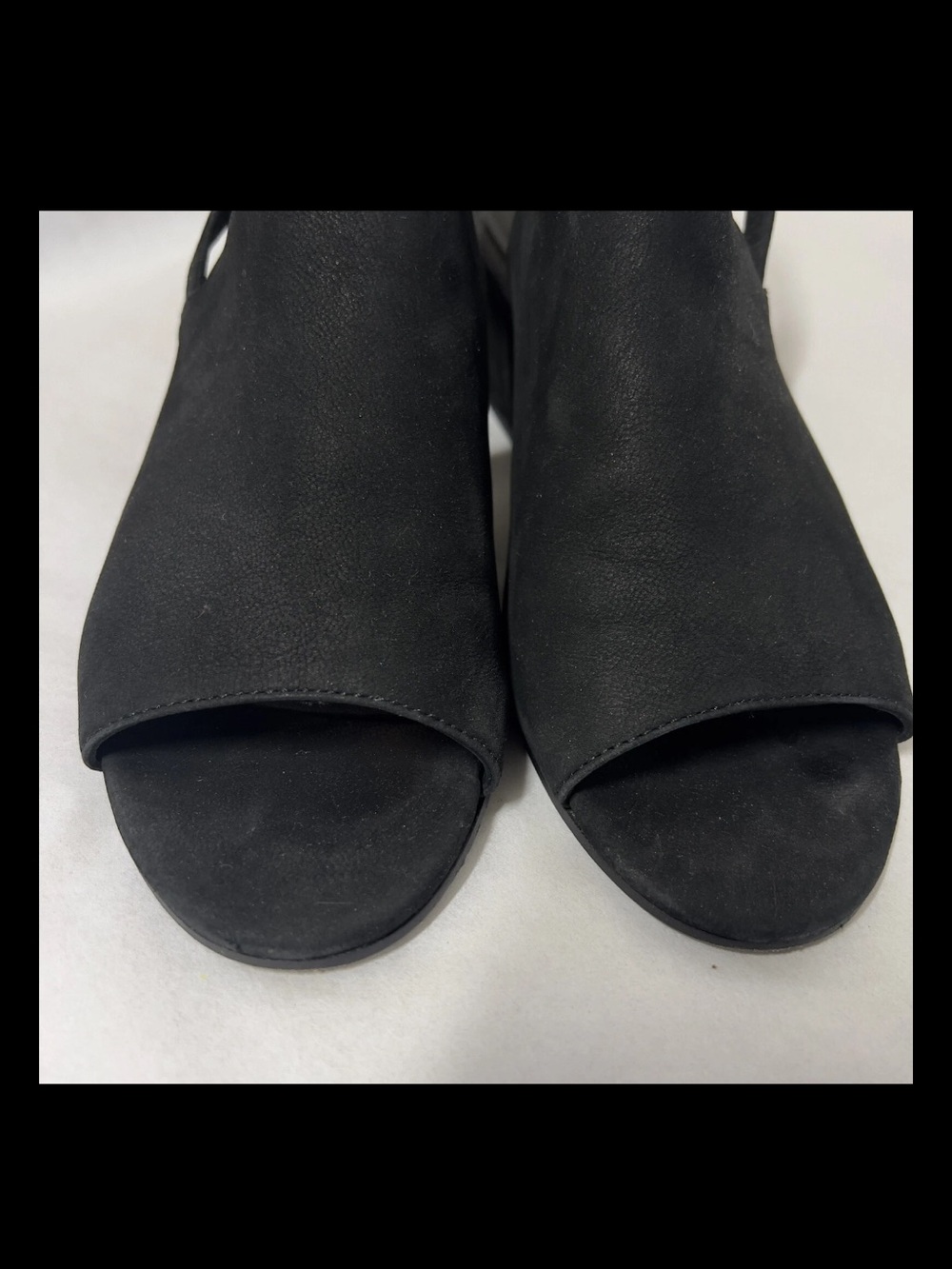 Eileen Fisher Women's Black Open-Toe Leigh Slingback Heeled Sandals‎ - Picture 4 of 11
